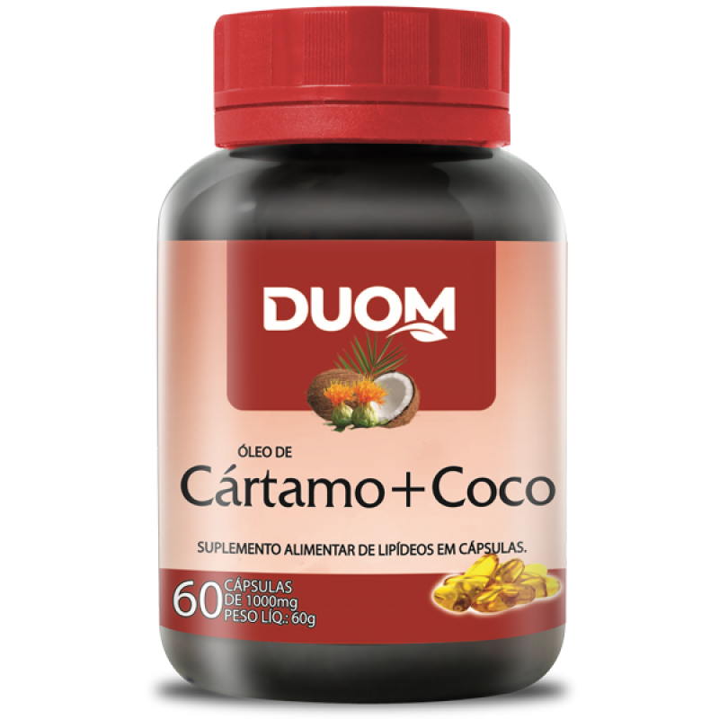 Oleo de Cartamo + Coco 60 cápsulas