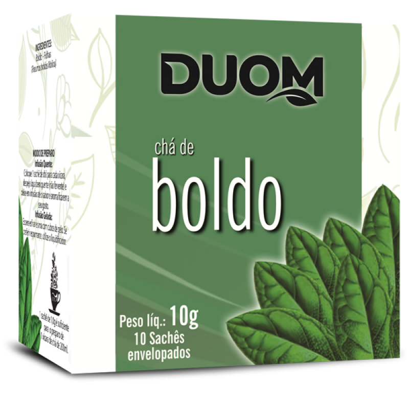 Chá de Boldo 10 sachês Duom