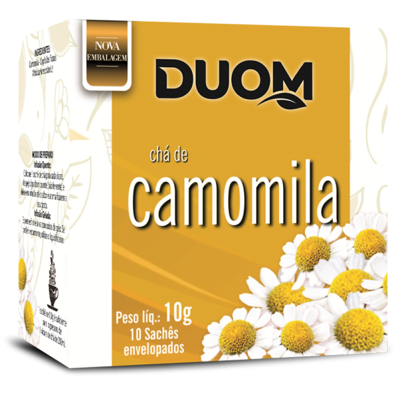 Chá de Camomila 10 sachês Duom