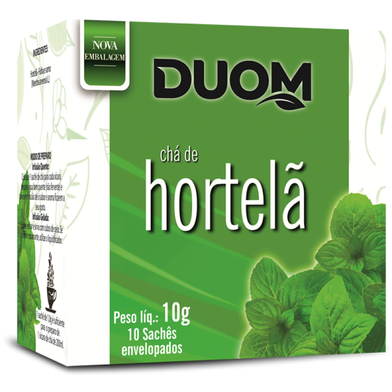 Chá de Hortelã 10 sachês Duom