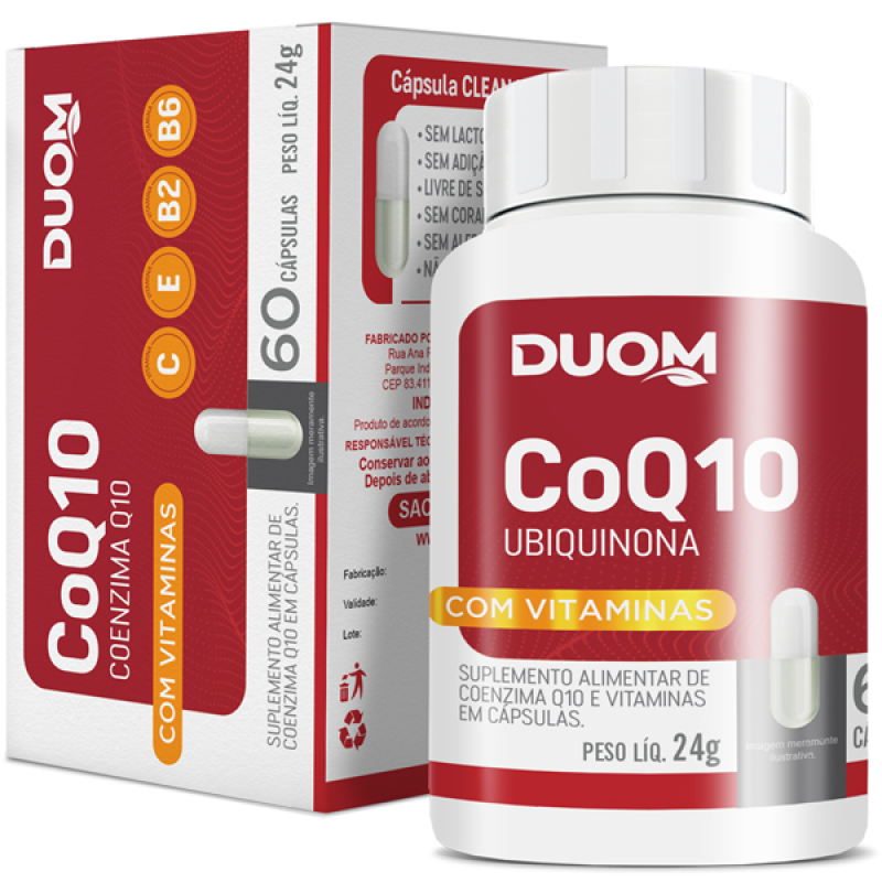 Coenzima Q10 com Vitaminas 60 cápsulas