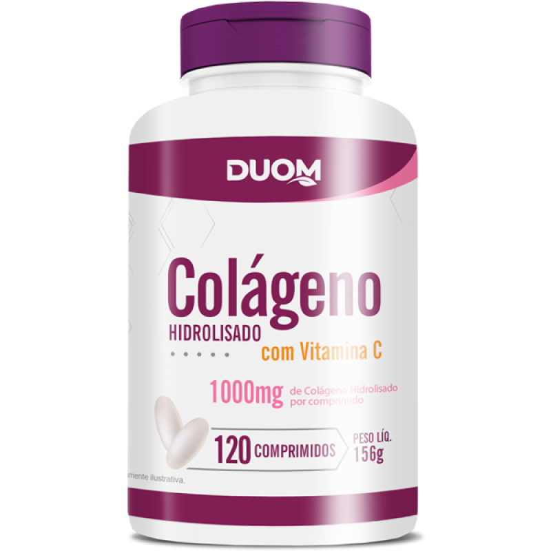 Colágeno com Vitamina C 120 comprimidos