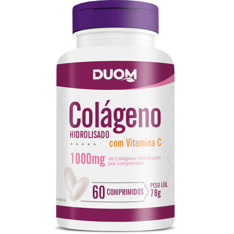 Colágeno com Vitamina C 60 comprimidos